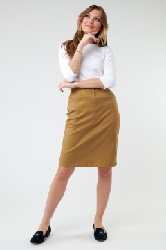 Cotton Pencil Skirt